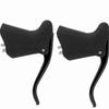 1 Pair Aluminum Alloy and Resin Bike Brake Levers Anti-Slip Grip V Brake Mountain Bike Brake Handles Black&Sliver Disk Brakes
