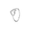 Pandora Herzform Sterlingsilber Ring Damen Silber 190861CZ