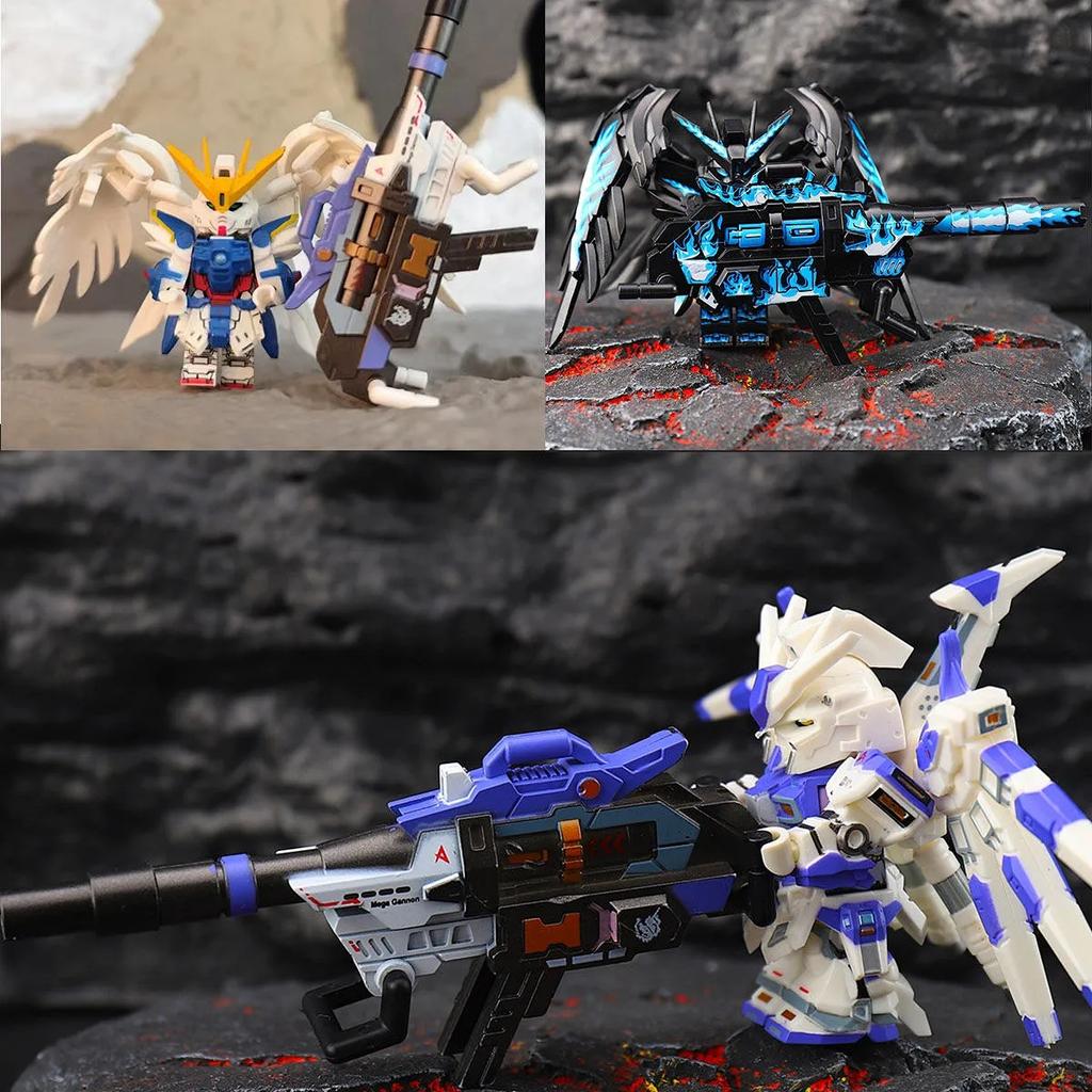 Ice Flame Black Wing Mech Warrior Assembling Toy