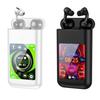 Rechargeable A98 BOX Bluetooth Headset 2.8inches Screen HIFI Sound LED Flashlight Multifunctional Support Mini Games Portable Earphone