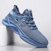 Young and young simple solid color trendy and breathable sports shoes summer men's shoes mesh thick sole light casual shoes