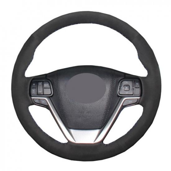 DIY Steering Wheel Cover Wrap Suede For Toyota Sienna 2015- Highlander 14-19