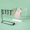 Metal Jewelry Stand Jewelry Display Rack Alloy Texture Bracelet Holder for Displaying Necklaces Earrings and Bracelets