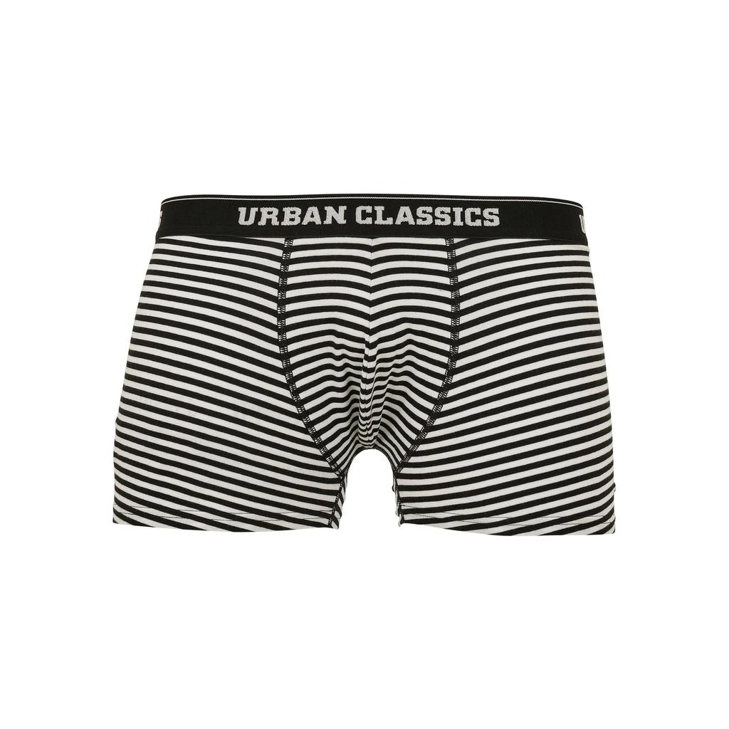 Urban Classics Mens Stripe Boxer Shorts (Pack of 3)