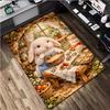 Rabbit Rug Home carpet Office Decorative Carpet For Living Room Bedroom Door Mat Floor Carpet Computer Chair Area Rug