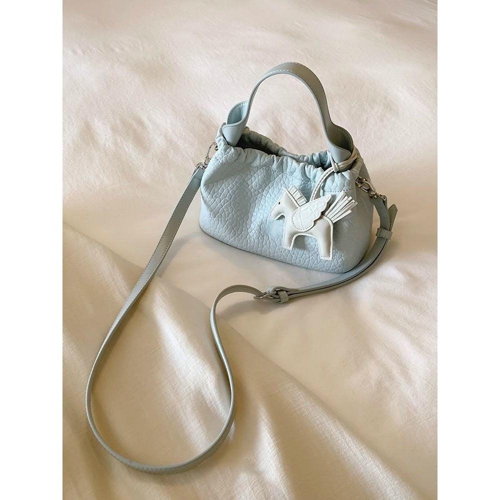 IELGY Fashion Cross-Body Tote Bag Drawstring Handbag