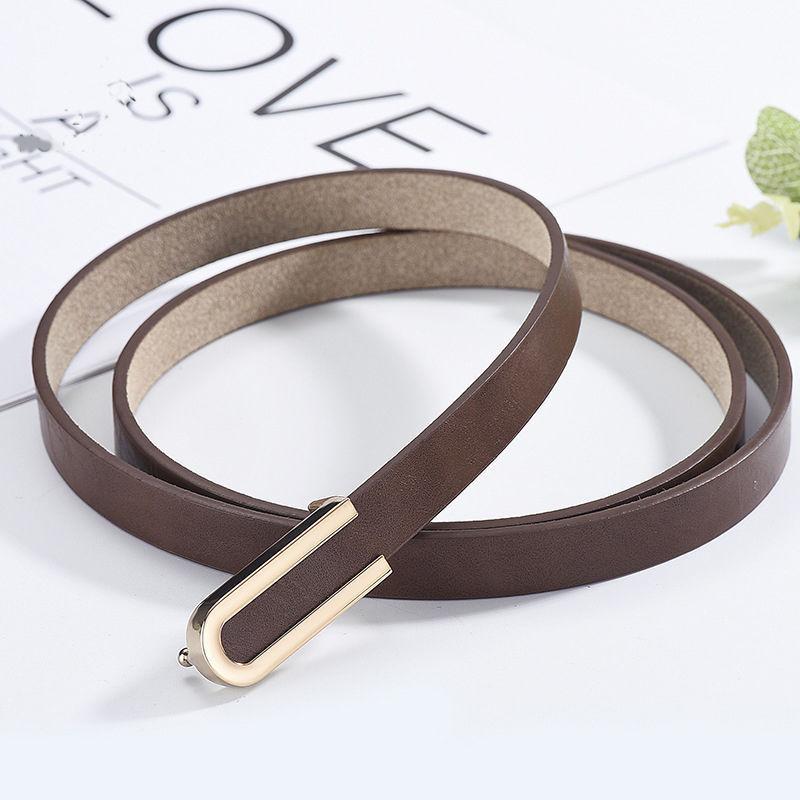 Stylish Women's Letter Belt With Smooth Buckle Perfect For Dresses And Jeans