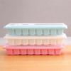 16 Cavity Ice  Tray Box With Lid Cover Drink Jelly Freezer Mold Mould Maker