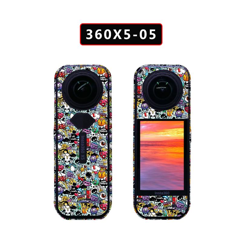 Anti-scratch Body Frame Protective Film For Insta360 X5 Decals Decoration PVC Sticker For Insta360 X5 Sports Camera Accessories