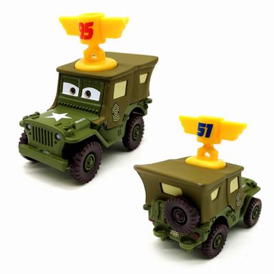 Pixar Cars Mangelversion Lightning McQueen Cruz Ramirez Tex Dinoco Sarge Metall Druckguss Fahrzeugmodell Spielzeug Kind Junge Geschenk