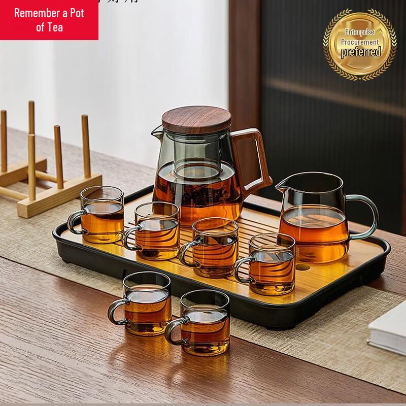 YIHUTEA Glass Kung Fu Tea Set