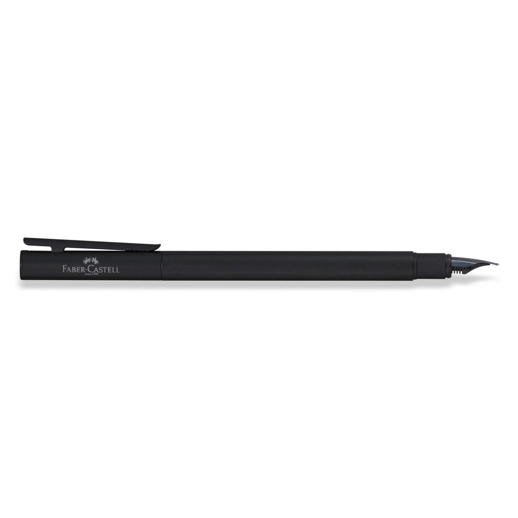 Neo Slim EF Extra Fine Fountain Officially Imported FABER-CASTELL Pen, Black, 342302, Dual-Use,