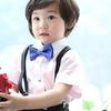 Solid Color Baby Kids Tie Adjustable Necktie Bowtie Party Photography Props