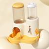 2 In 1 Hamster Automatic Feeder Water Dispenser Set Practical Dual Purpose Design for Small Animal Feeding Habitats Supplies