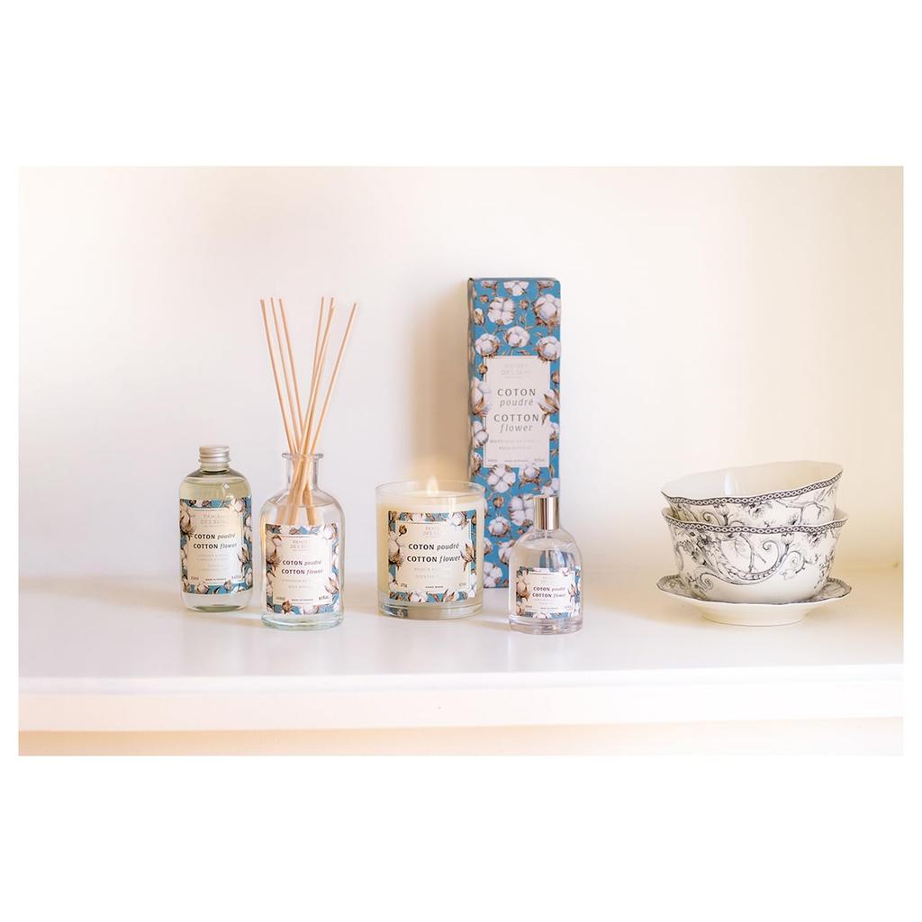 Panierdessens Home Fragrance Diffuser, Cotton Flower Scent (Mother's Day, White Day, High-Quality Gift, New Life, Boss, Mom Friends, Graduation, Franc