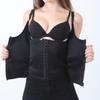 Women's Waist Trainer Corset Body Shaper with Three Rows Hook and Zipper Closure Slimming Underbust Shapewear for Fitness and Waist Support