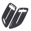 2 Pcs Engine Hood   Vent Cover Carbon   Front Upper Bonnet Hood   Outlet Cover Replacement for     2018 to 2023