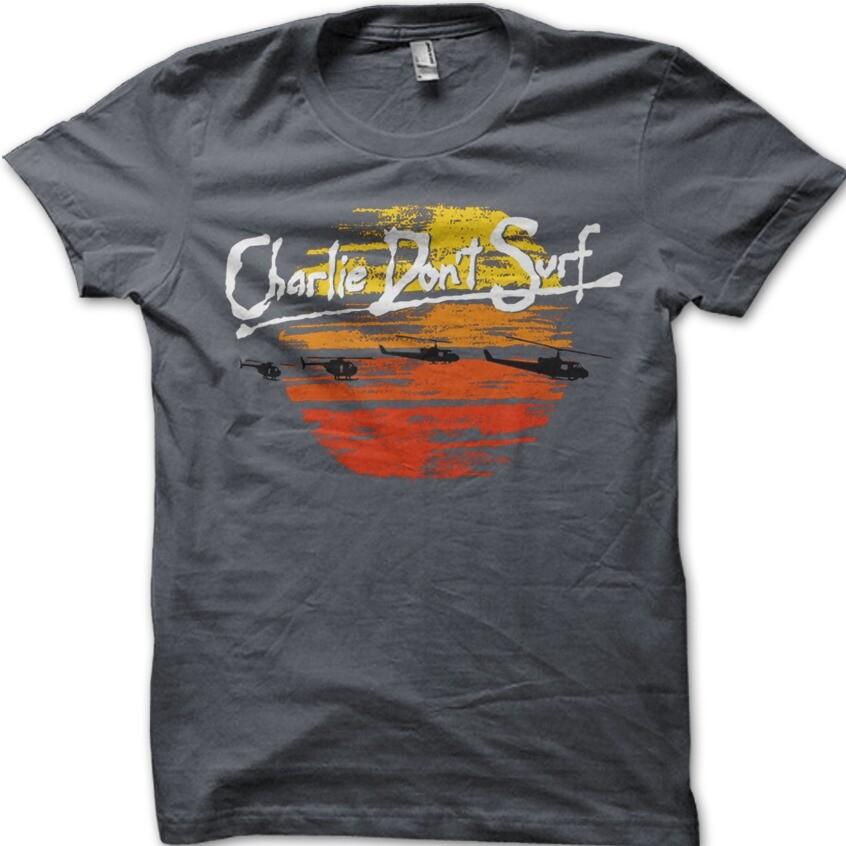 Хлопковая футболка Charlie Dont Surf Apocalypse Now Вьетнам 8968 S