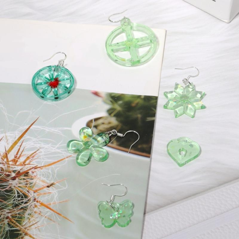 Multi Shape Earring Pendant Silicone Molds Resin Crafting Molds Epoxy Molds Silicone Texture for Jewelry Enthusiasts
