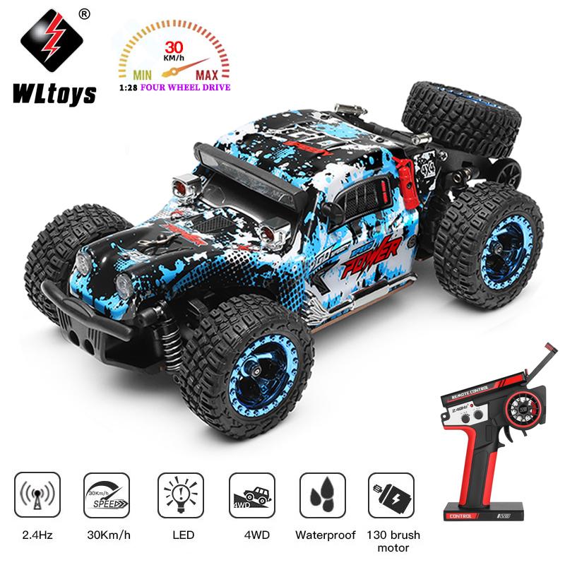 

WLtoys 284161 1/28 Радиоуправляемая машина 30 км/ч 4WD 2,4G Радиоуправляемая машина с дистанционным управлением 4x4 Внедорожный дрифт-грузовик Игрушки со светодиодными фонарями