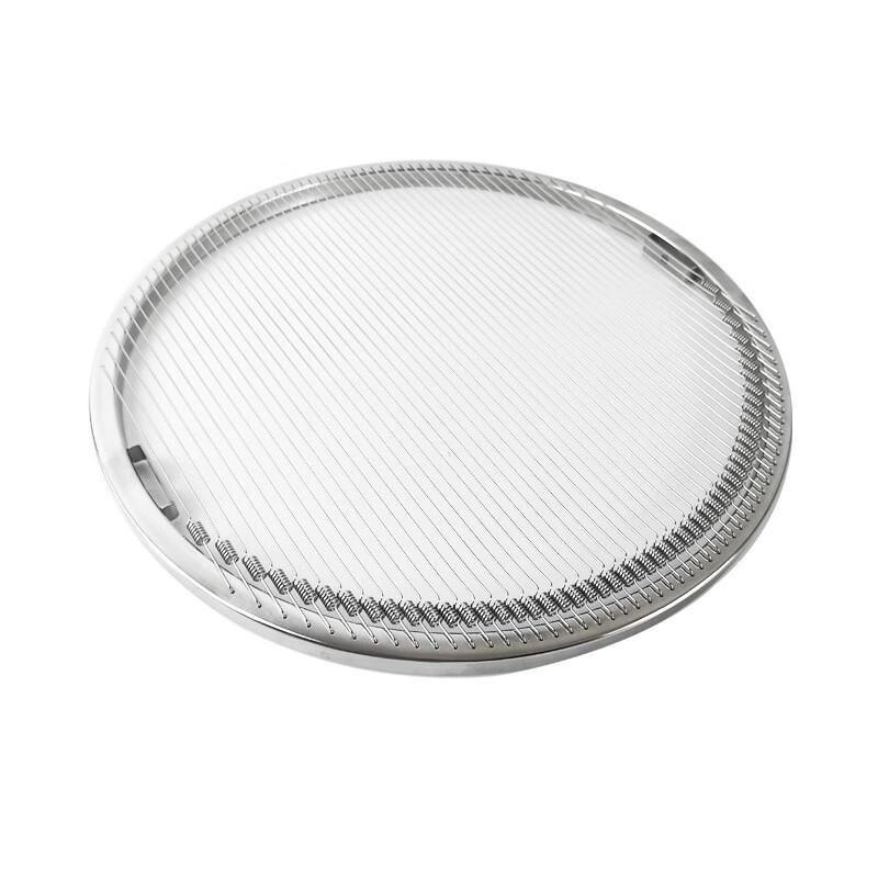 Zhishi Stainless Steel Round BBQ Grill Mesh 2-Pack