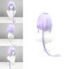 Genshin Impact Qiqi Zombie Cosplay Wig Long Purple Hair Halloween Party Prop