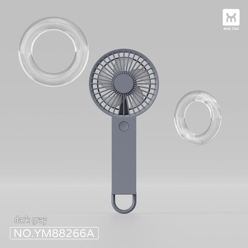 2026 USB Rechargeable Foldable Small Handheld & Neck-Hanging Fan