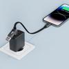 Cable USB-C - USB-A / USB-C 480Mb/s 3A 0.2m - Black