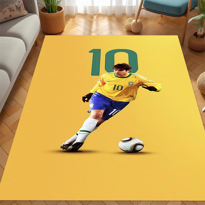 Number 10: Soccer Legend Action carpet Suitable for all seasons Doormat Christmas gifts Bathroom mat Room