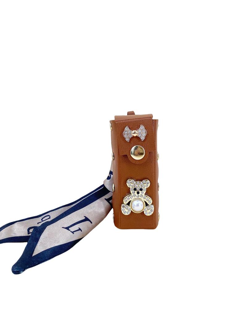 Rozkošný Mini Klíčenka s Přívěskem na Rtěnku - Kompaktní Držák na Rtěnku pro Klíče & Tašky