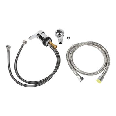 Shampoo Bowl Faucet Kit Salon Bed Replacement Kit 23.6in Hand Twist Faucet 47.2in Soft Hose Hot