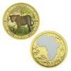 Six Colored Animal Collection Commemorative Coins, Collection Gifts, Commemorative Medals, and Badges, Gift Box Set