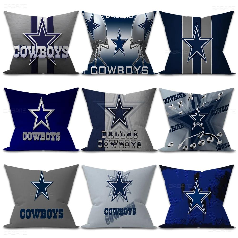 Dallas C-Cowboys Prayer Maple Design Cushion Cover Happy Autumn Harvest Decor Holiday Decorati Pillow Cover