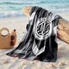 Girona FC Print Microfiber Beach Towel Quick Dry Absorbent Large Towel For Beach Swimming Travel