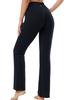 Ballif Knit Casual Flare Yoga Size XS Women's Pants, Black,