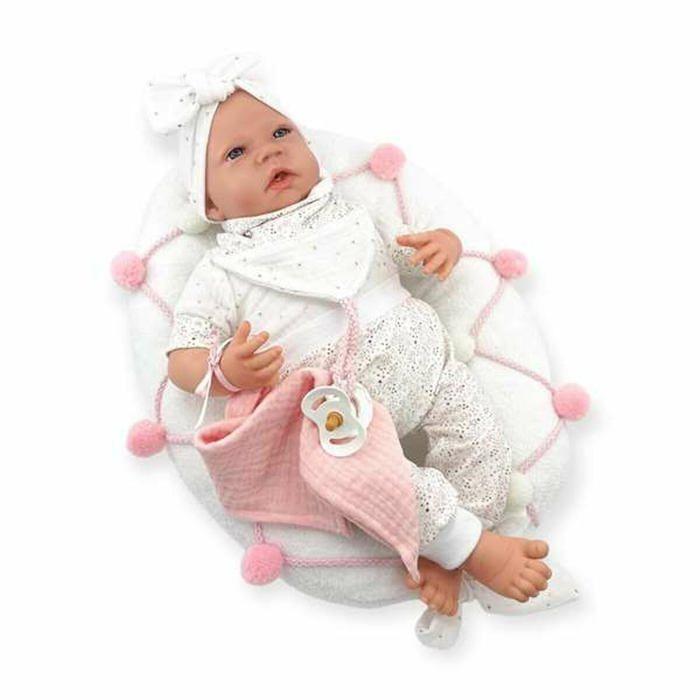 

Лялька Reborn - Berjuan S.L - Багатоколірна - 50 см - Білий костюм - Подушка для годування - Пластик - Сучасна