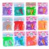 600-Piece Kids Rainbow Rubber Bands DIY Bracelet & Building Set - Educational, Colorful, Handmade Weaving Toy