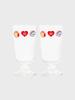 BT21 Girls Night Goblet Glasses Set (2pcs Korean Exclusive)