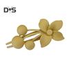 Frosted Texture Hair Claw Flower Decor Thick Thin Hair Clip Non-slip Matte Finish Large Back Head Hair Claw Hair Accessories
