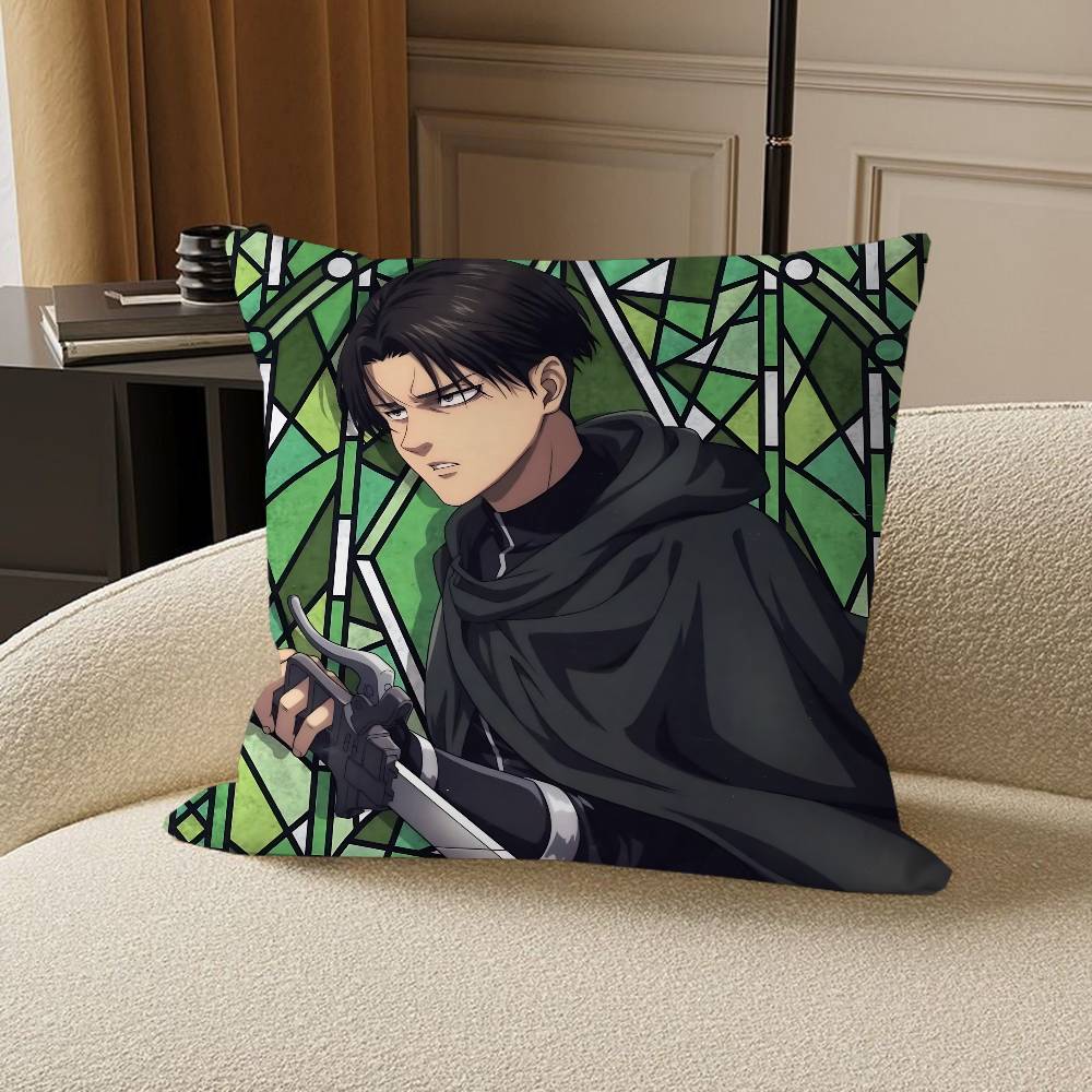 Levi Ackerman Kissenbezug für Schlafzimmer und Wohnzimmer Sofa Dekokissenbezug