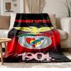 S.L. Benfica Soft and Comfortable Flannel Suitable for Sofas Living Rooms Outdoor Camping Travel and Also Makes a Great Anniversary Gif