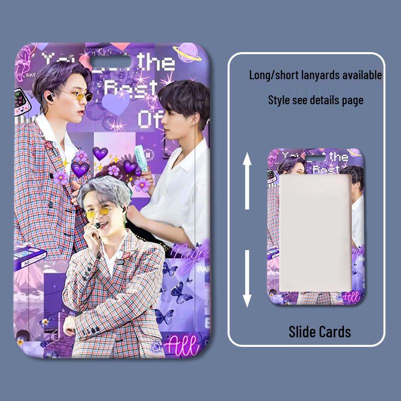 Zhang Yixing Plastic Sliding Cover ID and Access Card Holder for Students and Professionals