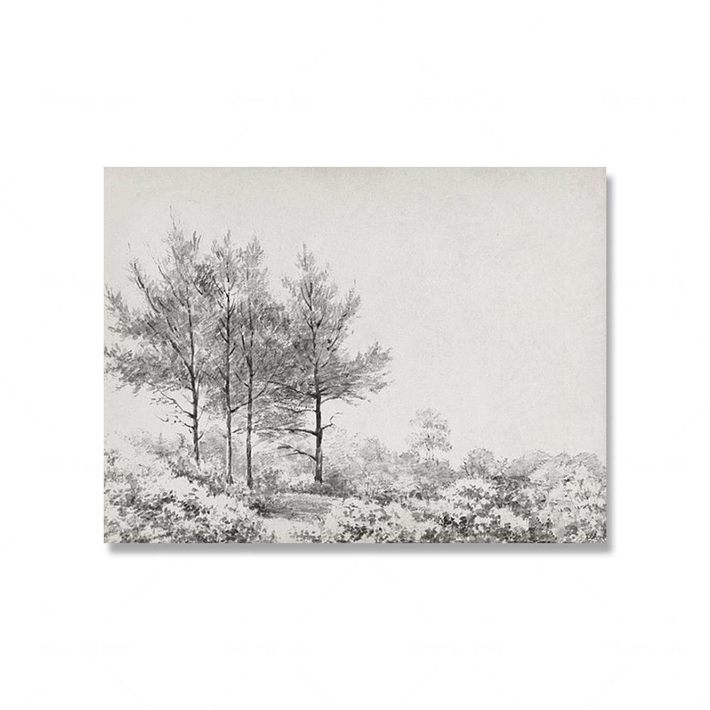 Vintage French Country Oil Painting On Canvas Poster Floral  European Art Prints Retro Botanical Gallery Wall Pictures Decor