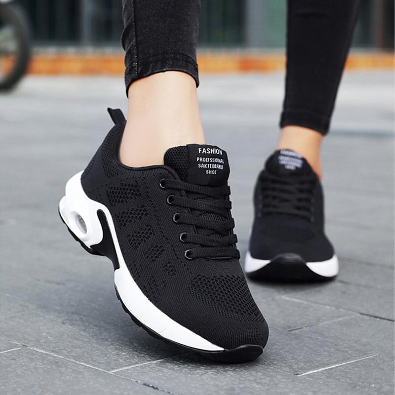 Women/Girls Leather  Soft Soled Middle Top Dance Shoes  Jazz Practice Dance Shoes Dance Sneakers