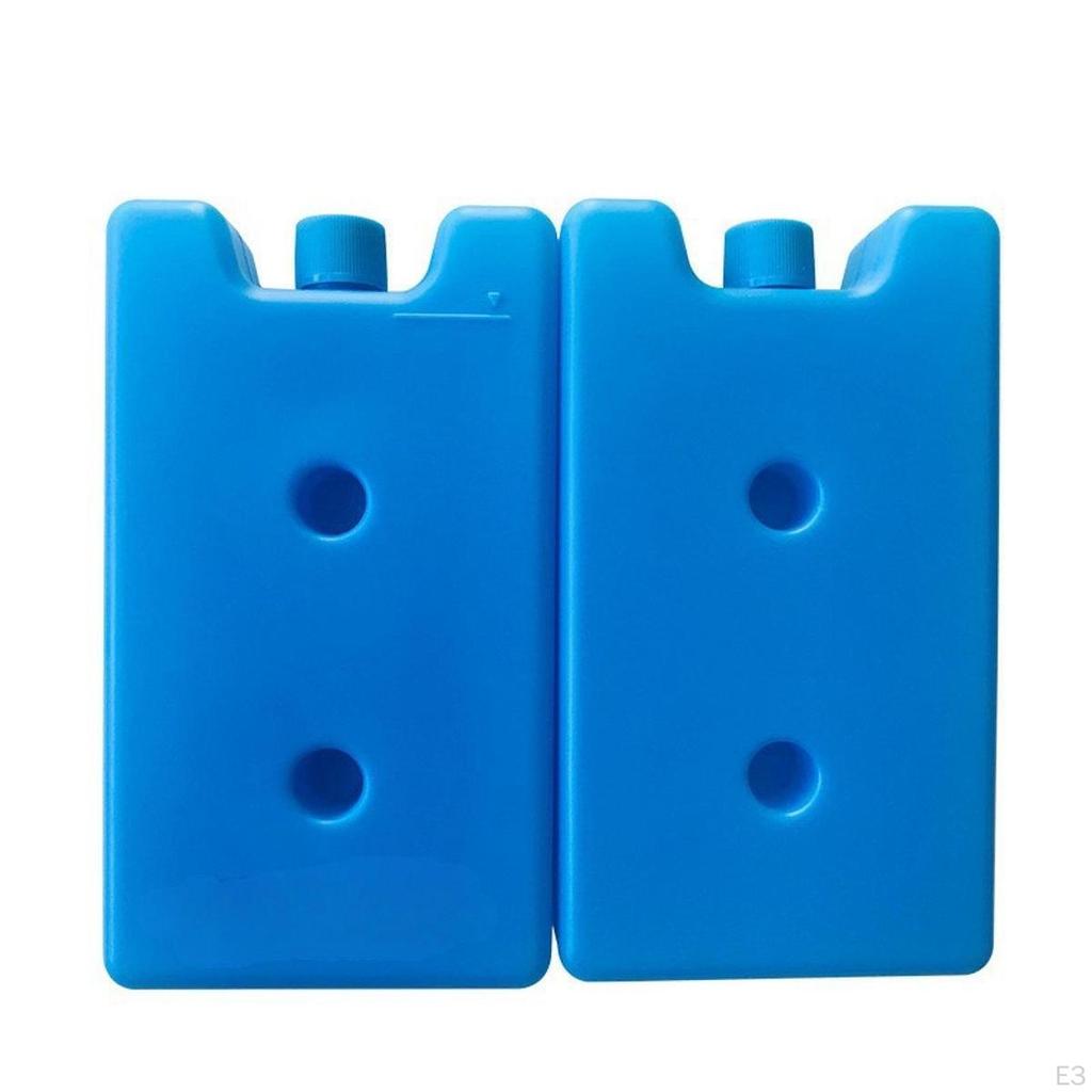 6 Pack Ice Blocks for Travel Freezer Use, Ideal Picnics And Camping