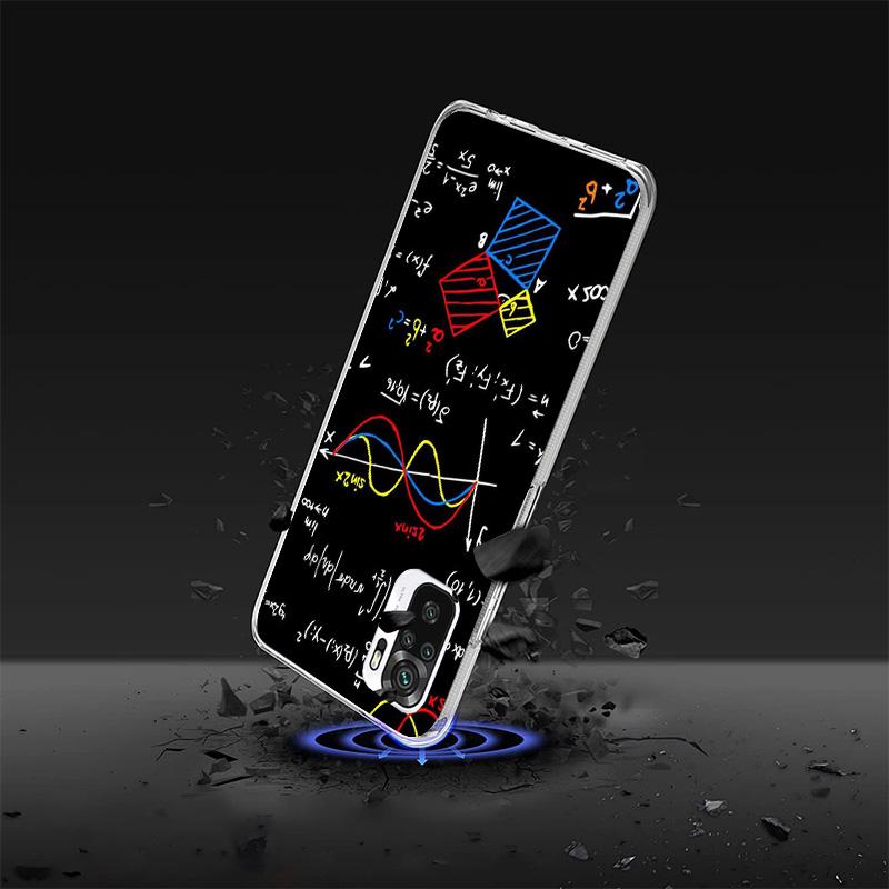Physics Chemical Mathematics Phone Case For Xiaomi Redmi Note 15 14 13 12S 12 11 Pro Plus 14S 11S 11E 10 10S 11T 5G Personalized