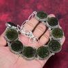 Moldavite Necklace, 925 Solid Sterling Silver Jewelry, Gemstone Necklace, Gift For Her Handmade Dainty Jewelry