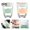 350 ML vannkopp direkte drikke tykk glass kaffekopp med anti-skald koppholder
