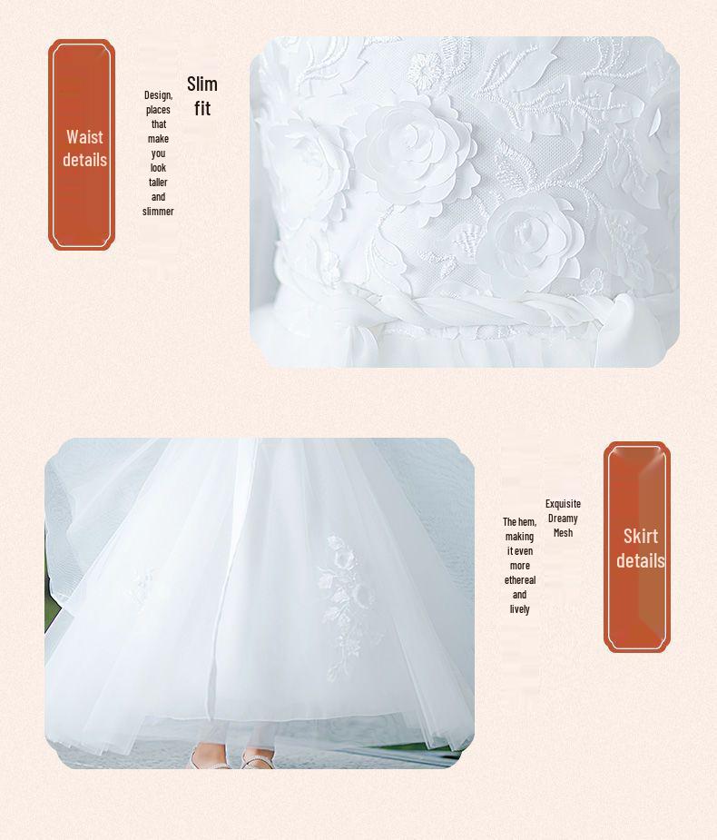 White Hanfu for Girls: Summer Children's Ancient Costume - Spring/Autumn Improved Ruqun Style 2026