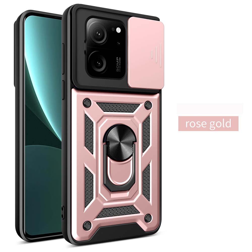 Stoßfestes Rüstungsgehäuse für Xiaomi Mi 13T 12T 11T Pro Autohalter-Telefonabdeckung für Mi 14 13 12 11 Lite Kameraobjektivschutz Fundas